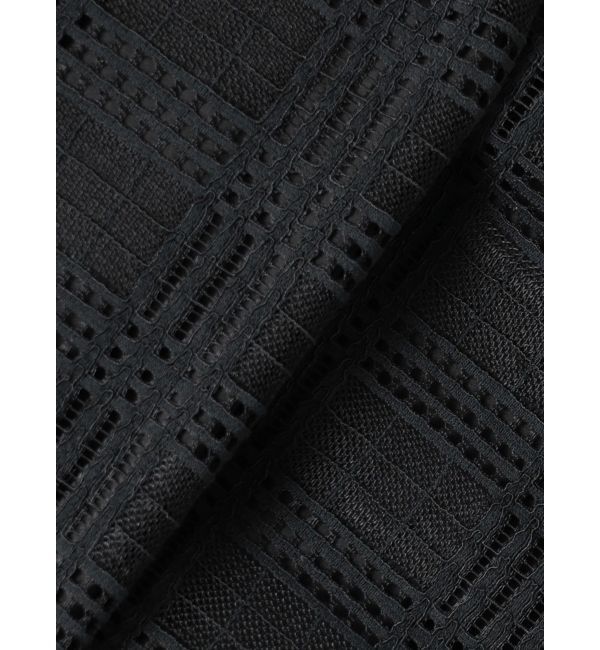 CALNAMUR「RIBBON COLLAR LACE OP/リボンカラーレースワンピース」|ワンピース|