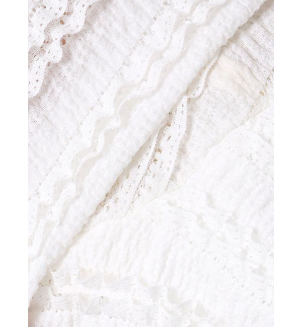 CALNAMUR「ROSE ASYMMETRIC HEM LONG OP/ローズアシンメトリーヘムロングワンピース」|ワンピース|