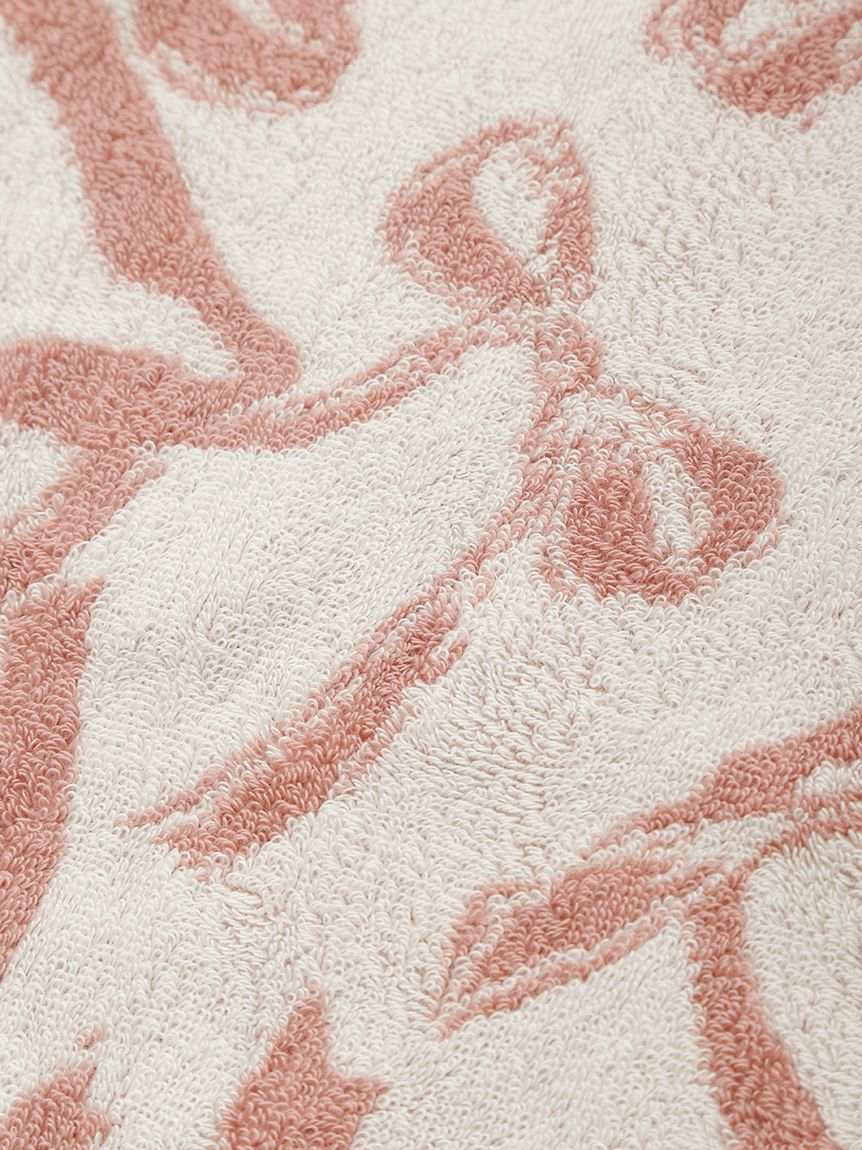 SNIDEL HOME「リボンジャカードフェイスタオル」|タオル|