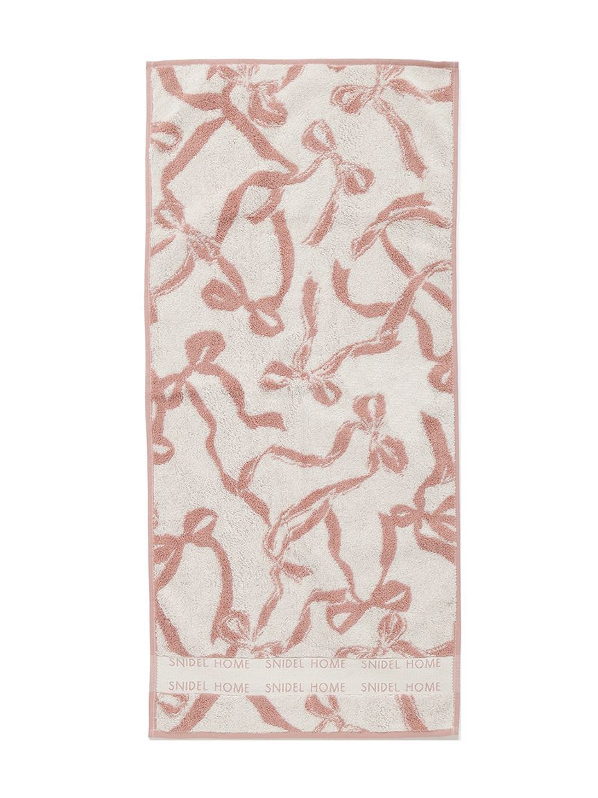 SNIDEL HOME「リボンジャカードフェイスタオル」|タオル|