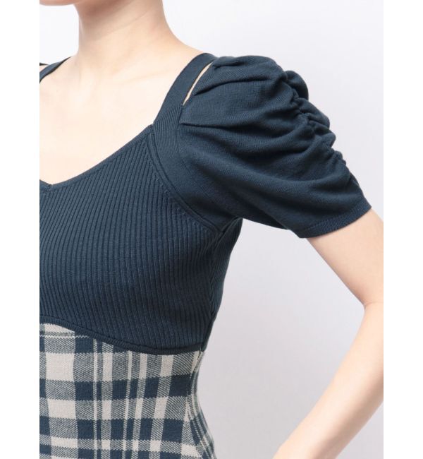 RESEXXY「ショルダーオープンマーメイドニットワンピース」|ワンピース|