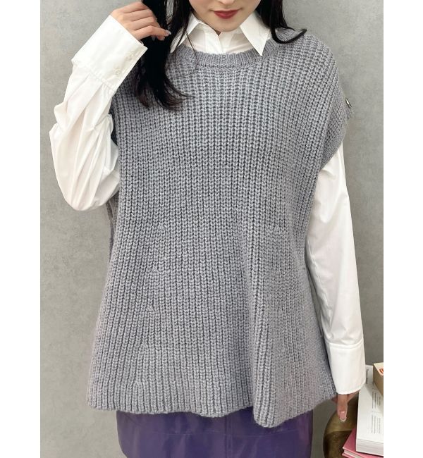 MERCURYDUO「2WAYニットベストカーデ」|カーディガン|