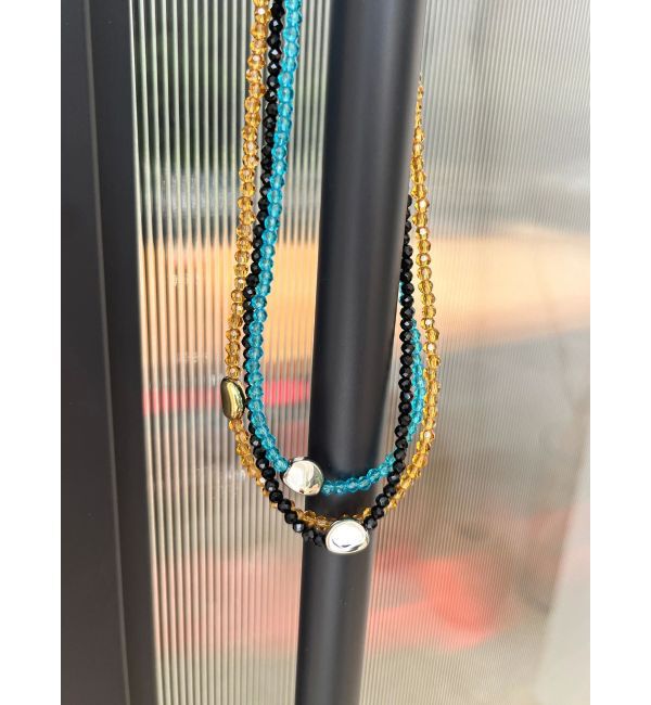 Ungrid「パーツコンビビーズネックレス」|ネックレス|