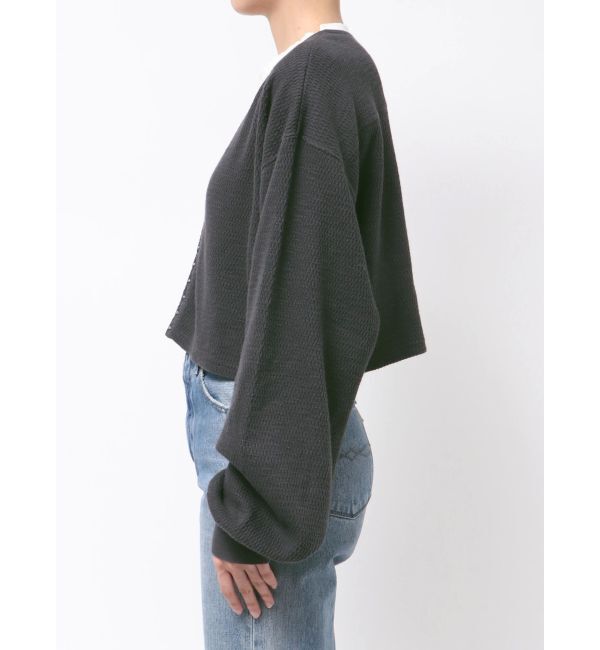 Ungrid「ハニカムショートカーディガン」|カーディガン|