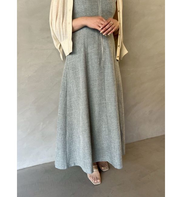 LAGUNAMOON「【追加生産】フロントZIPミックスカラーワンピース」|ワンピース|