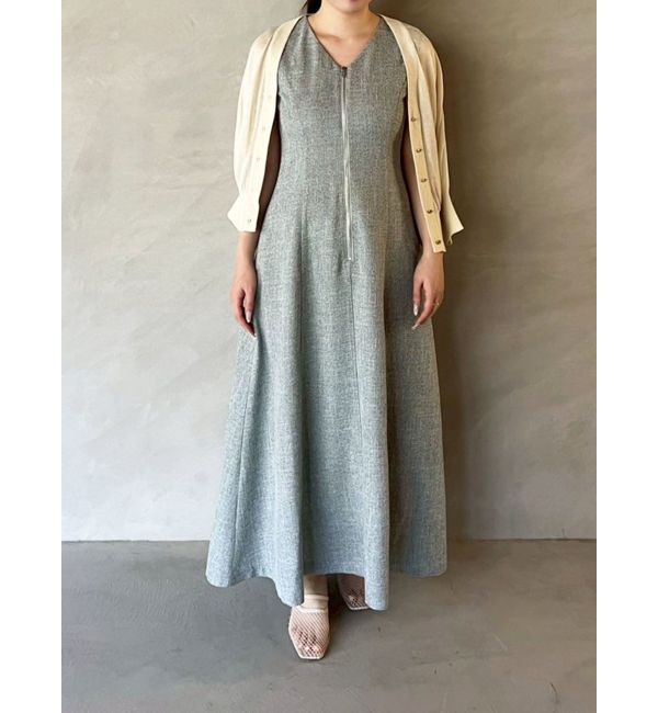 LAGUNAMOON「【追加生産】フロントZIPミックスカラーワンピース」|ワンピース|