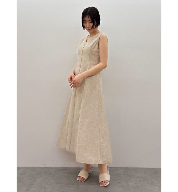 LAGUNAMOON「【追加生産】フロントZIPミックスカラーワンピース」|ワンピース|