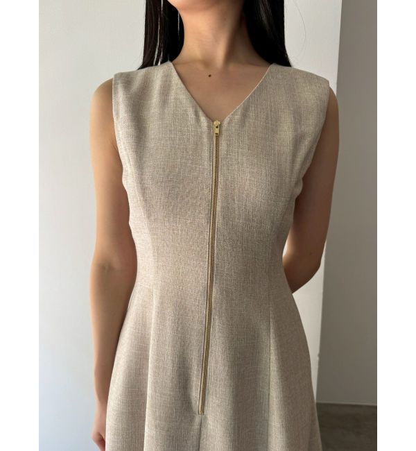 LAGUNAMOON「【追加生産】フロントZIPミックスカラーワンピース」|ワンピース|