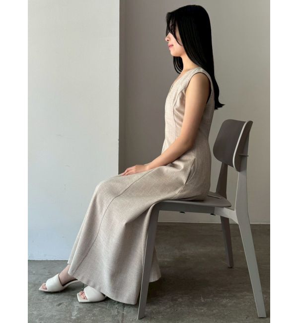 LAGUNAMOON「【追加生産】フロントZIPミックスカラーワンピース」|ワンピース|