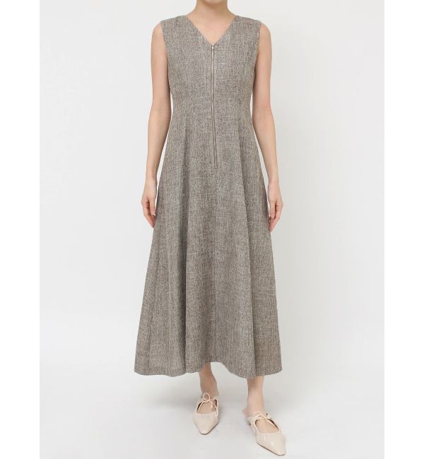 LAGUNAMOON「【追加生産】フロントZIPミックスカラーワンピース」|ワンピース|