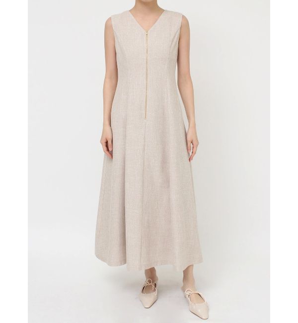 LAGUNAMOON「【追加生産】フロントZIPミックスカラーワンピース」|ワンピース|