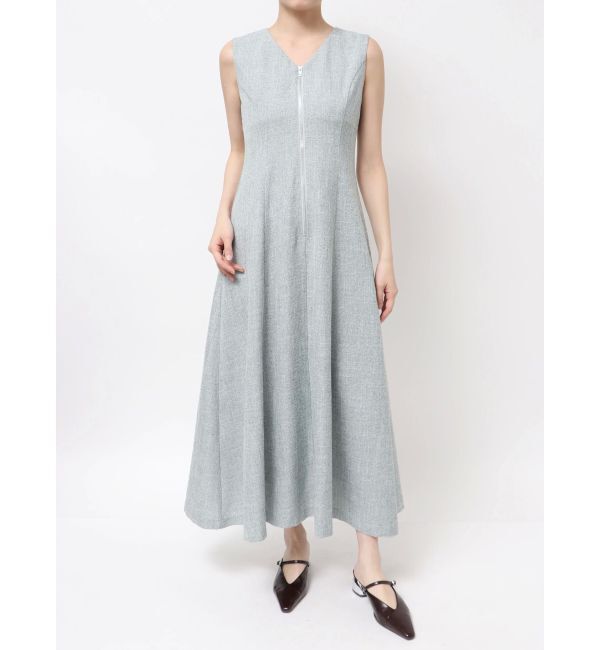 LAGUNAMOON「【追加生産】フロントZIPミックスカラーワンピース」|ワンピース|