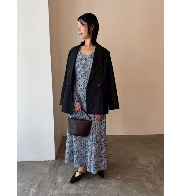 LAGUNAMOON「ヴィンテージフラワーフレアスリーブワンピース」|ワンピース|