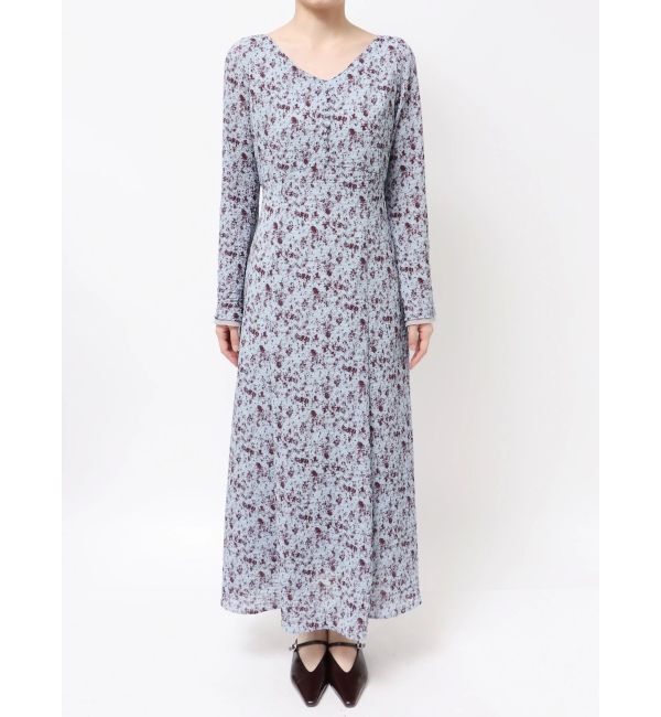 LAGUNAMOON「ヴィンテージフラワーフレアスリーブワンピース」|ワンピース|