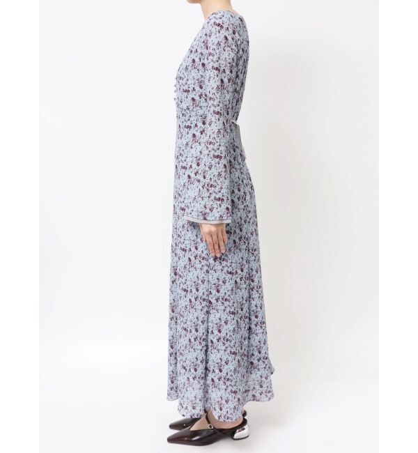 LAGUNAMOON「ヴィンテージフラワーフレアスリーブワンピース」|ワンピース|