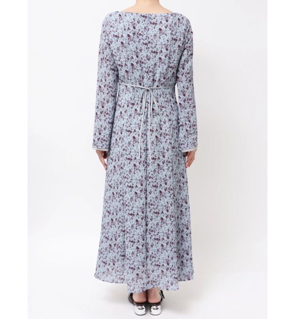 LAGUNAMOON「ヴィンテージフラワーフレアスリーブワンピース」|ワンピース|