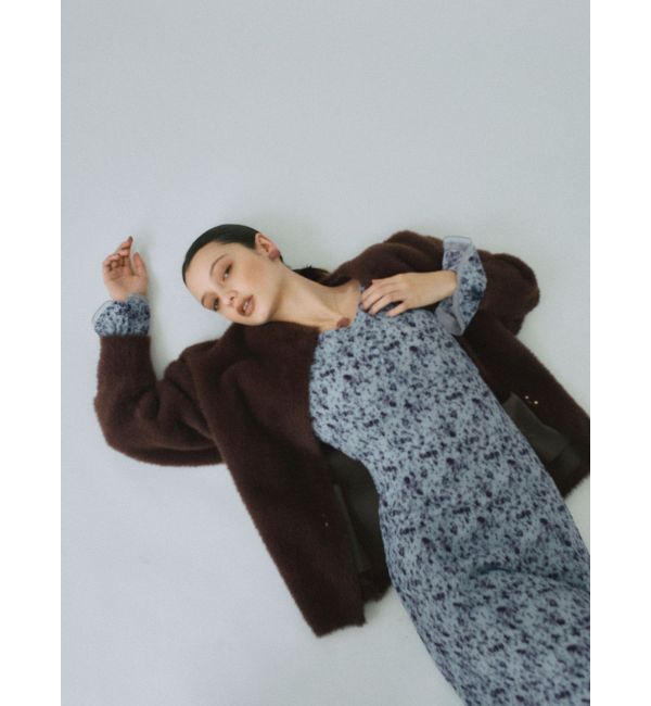 LAGUNAMOON「ヴィンテージフラワーフレアスリーブワンピース」|ワンピース|