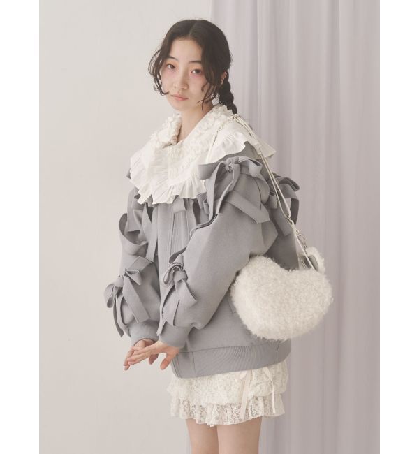 merry jenny「fluffy heart bag」|ショルダー・メッセンジャー|