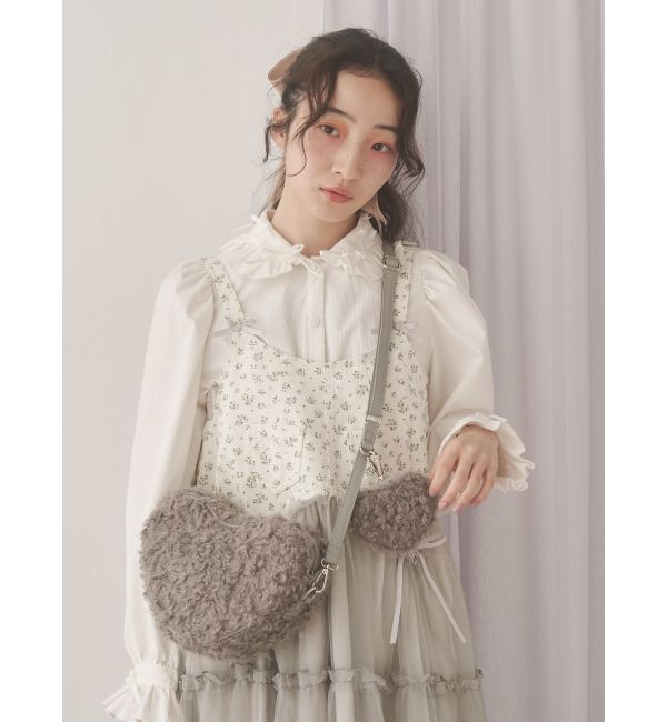 merry jenny「fluffy heart bag」|ショルダー・メッセンジャー|