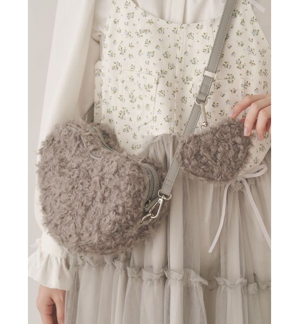 merry jenny「fluffy heart bag」|ショルダー・メッセンジャー|
