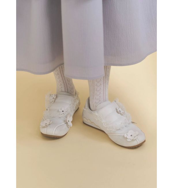 merry jenny「お花いっぱいフラットスニーカー」|スニーカー|