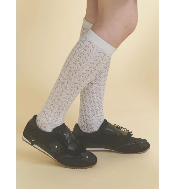 merry jenny「お花いっぱいフラットスニーカー」|スニーカー|