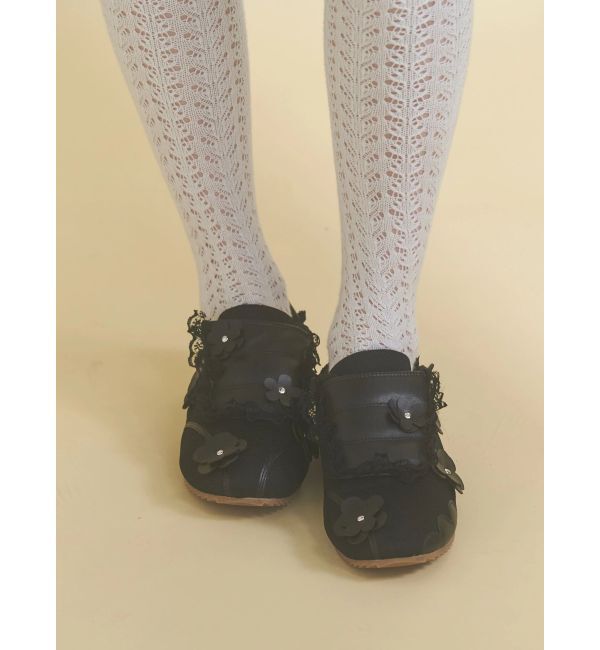 merry jenny「お花いっぱいフラットスニーカー」|スニーカー|