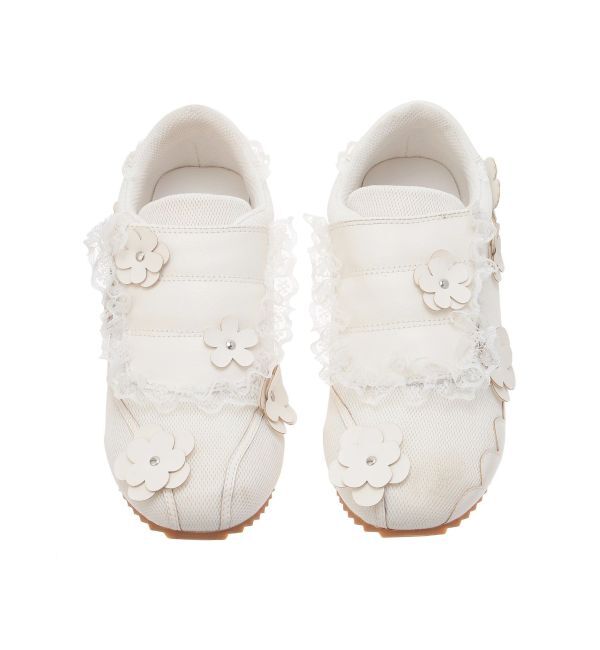 merry jenny「お花いっぱいフラットスニーカー」|スニーカー|