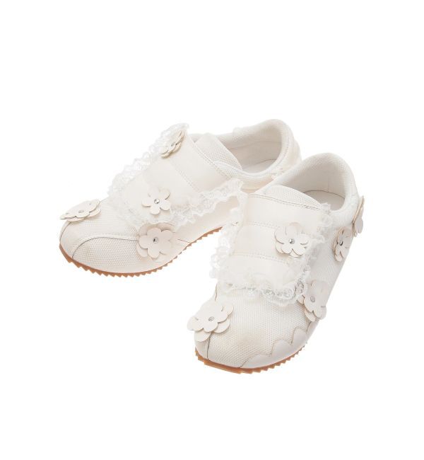 merry jenny「お花いっぱいフラットスニーカー」|スニーカー|