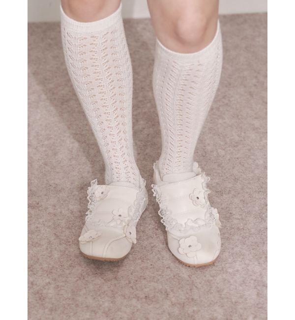 merry jenny「お花いっぱいフラットスニーカー」|スニーカー|