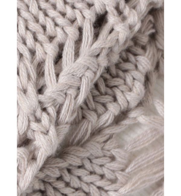 GYDA「SHORTクロシェニットカーディガン」|カーディガン|