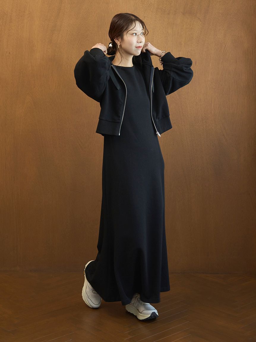 emmi atelier「裏毛フーディー&times;ワンピースセット」|ワンピース|