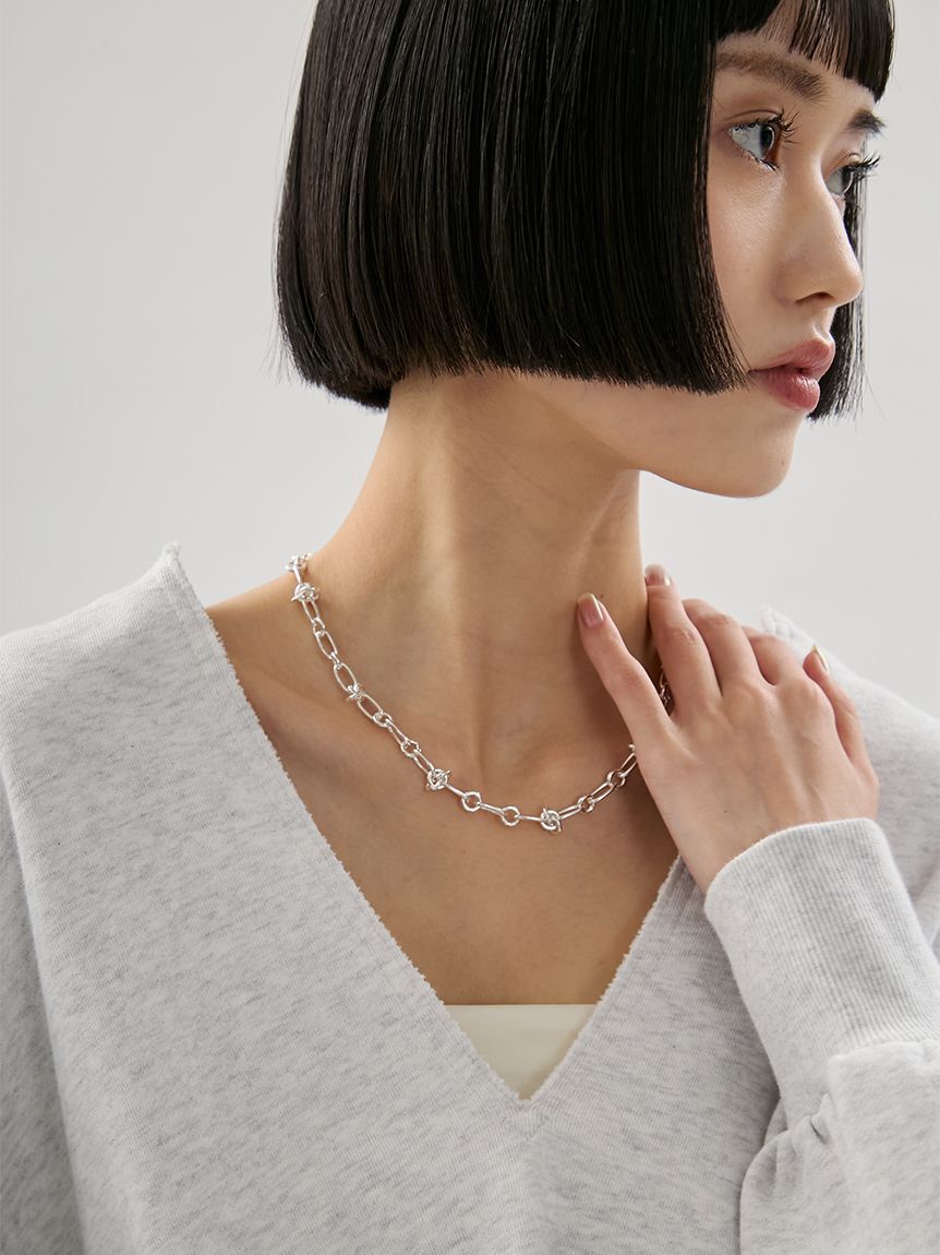 emmi atelier「Vネックスウェットプルオーバー【セットアップ対応】」|Tシャツ・カットソー|