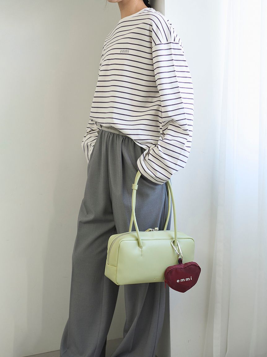 emmi atelier「emmiロゴゴムジャガードイージーパンツ」|チノ|