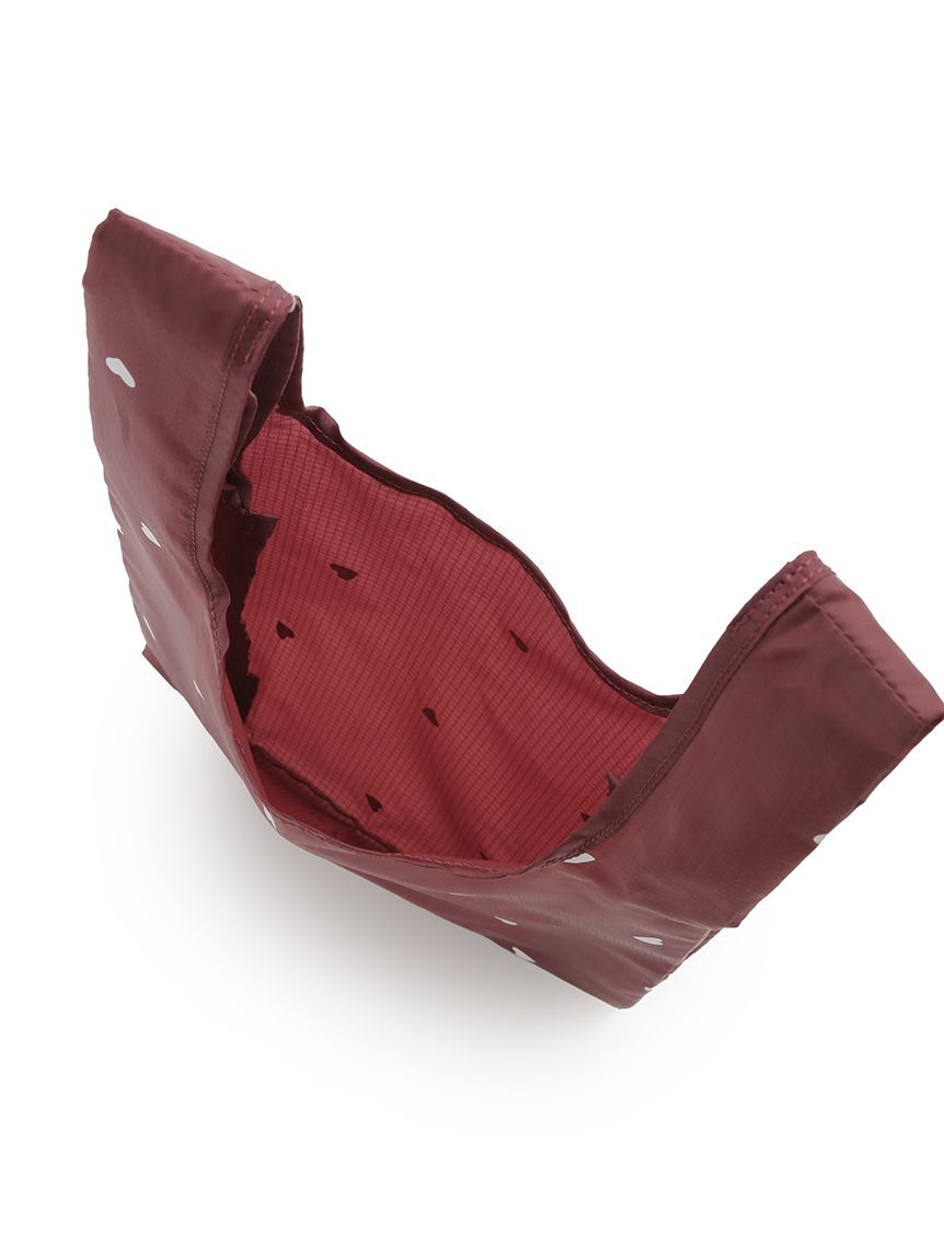 emmi atelier「【HEART】 プリントハートチャーム付きエコバッグ」|エコバッグ|