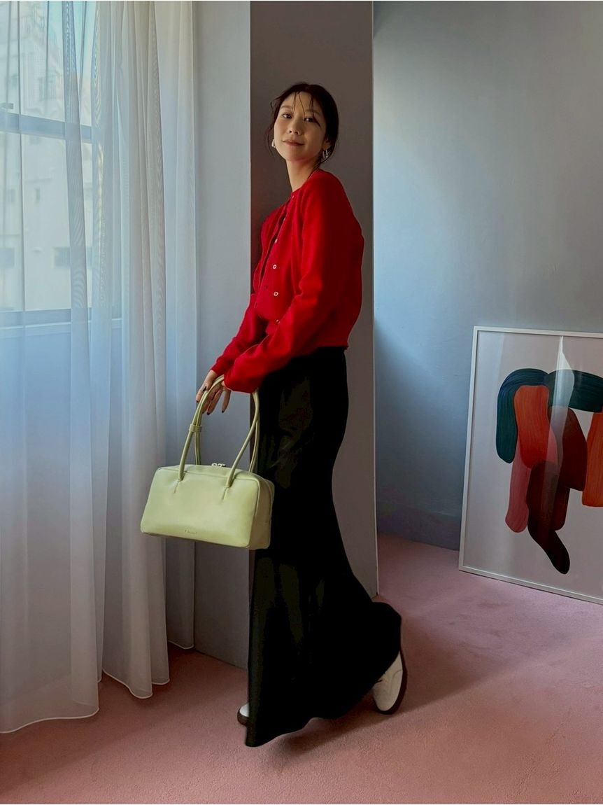 emmi atelier「【HEART】 eco ハーフスリーブハートジャガードニット【アンサンブル可能】」|ニット・セーター|