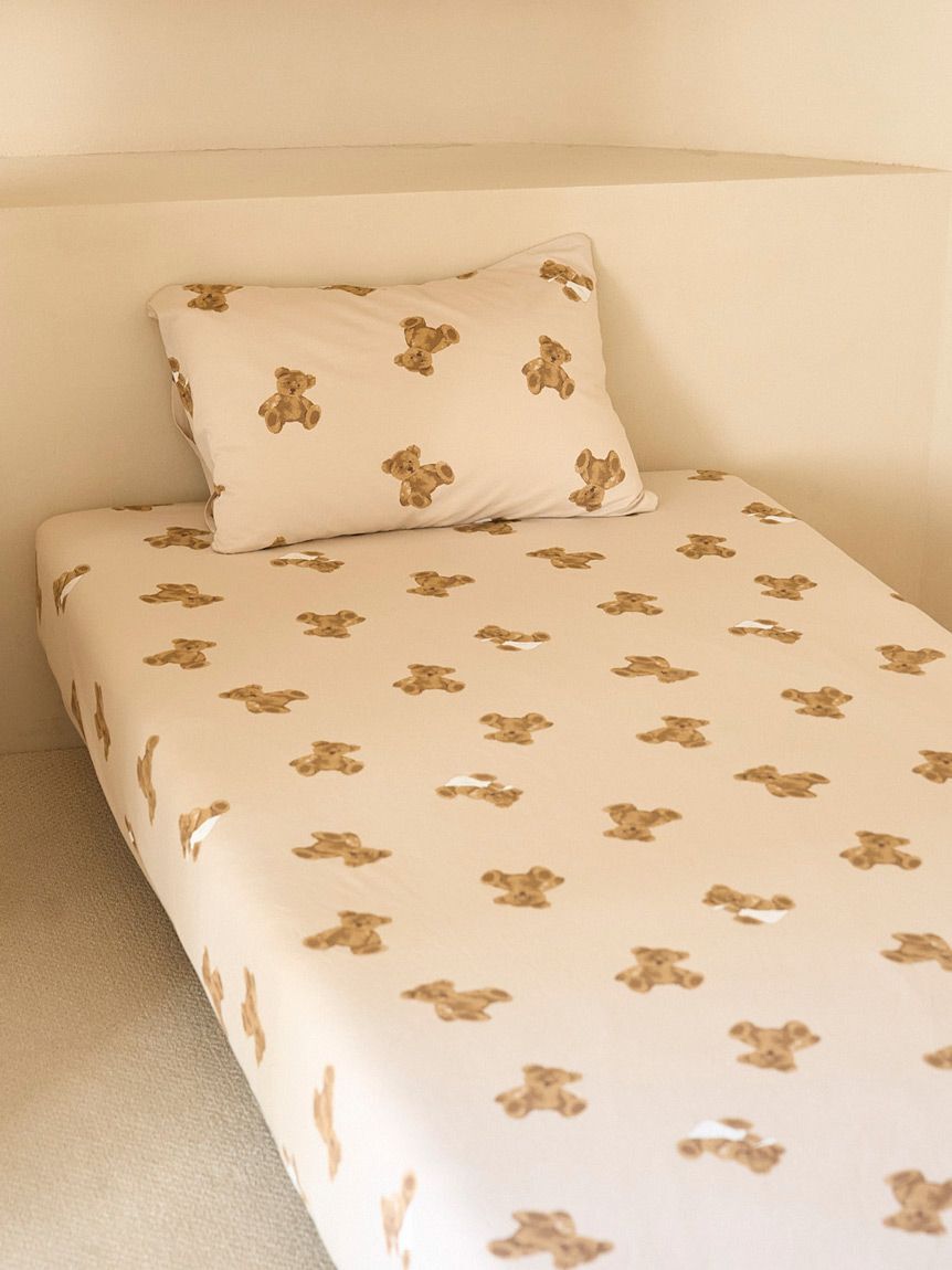 gelato pique Sleep「【Sleep】ベア柄BOXシーツ（ダブル）」|その他|