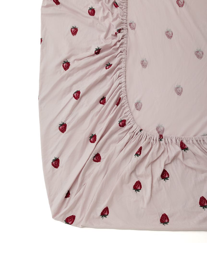 gelato pique Sleep「【Sleep】ストロベリー柄BOXシーツ（シングル）」|その他|