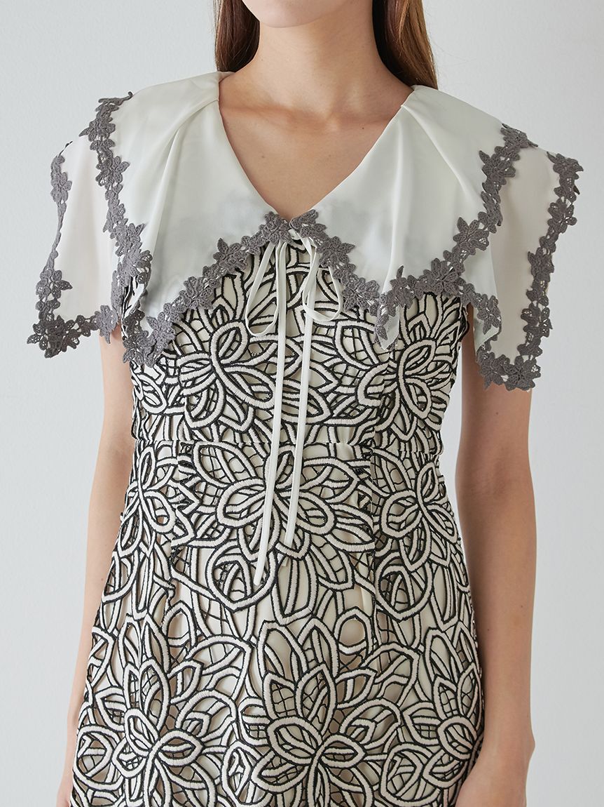 SNIDEL「ラッフルフリルレースワンピース」|ワンピース|