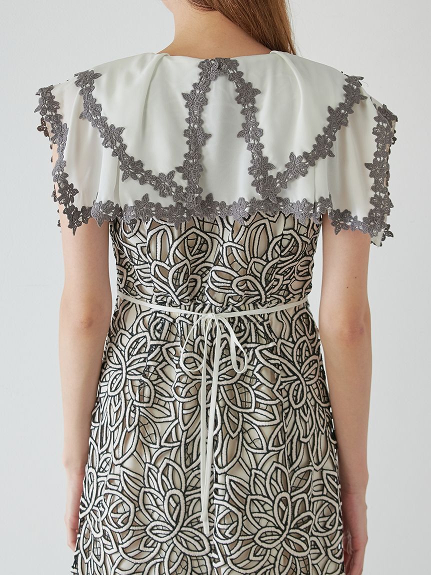 SNIDEL「ラッフルフリルレースワンピース」|ワンピース|