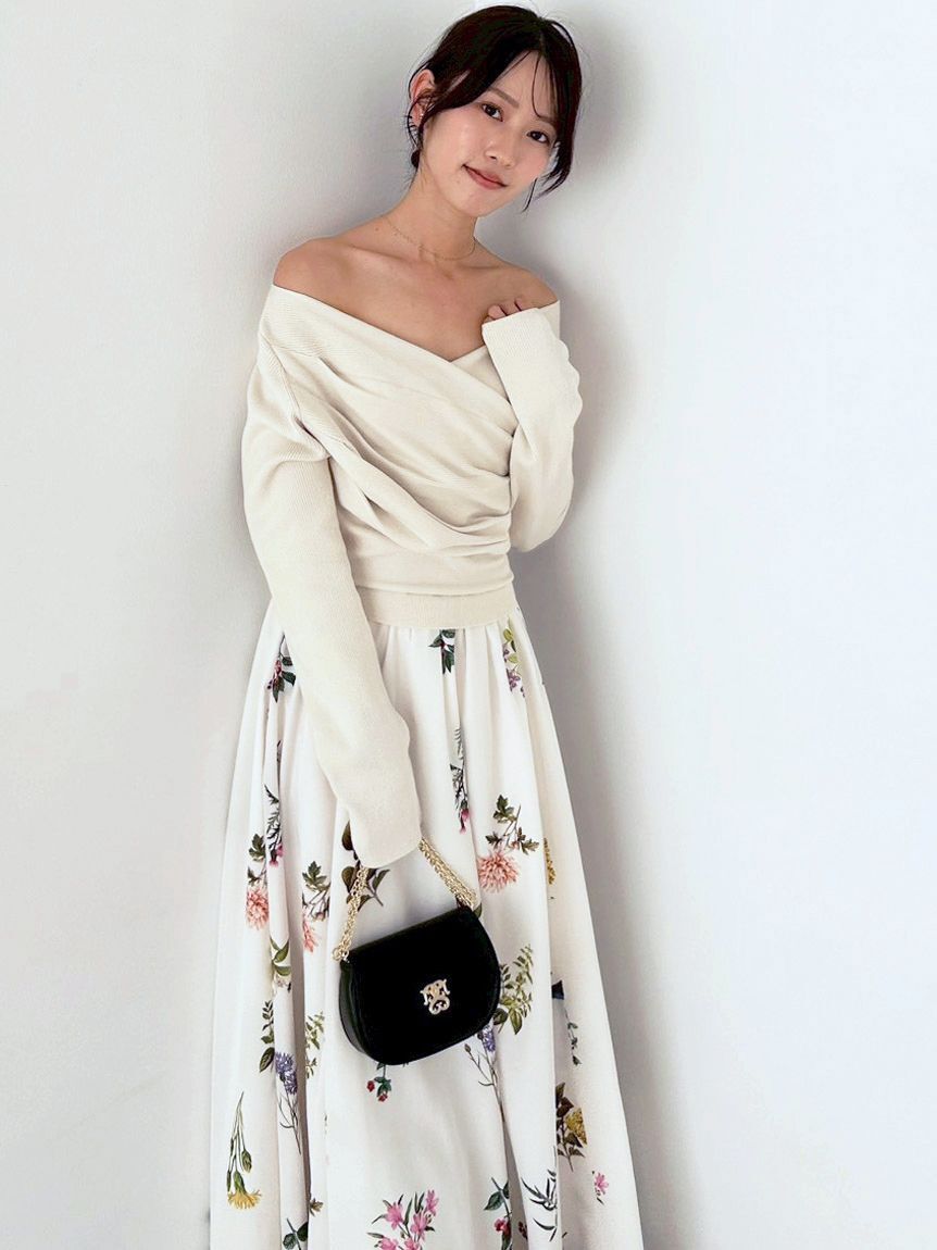 SNIDEL「ニットドッキングワンピース」|ワンピース|IVR