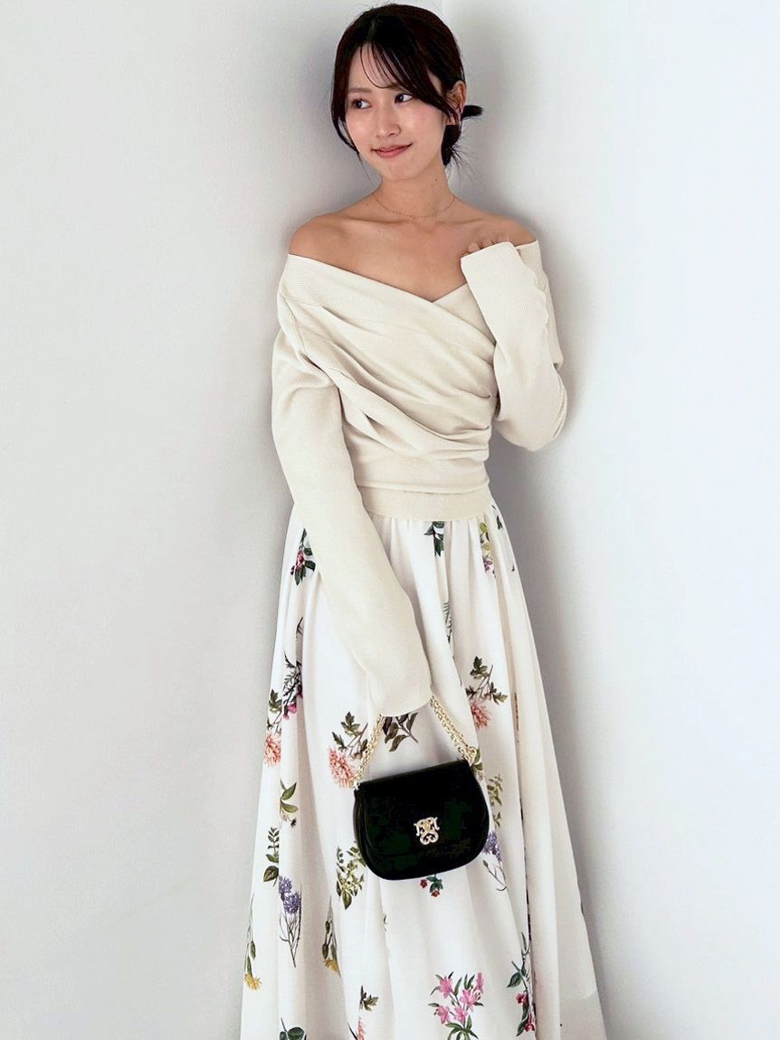 SNIDEL「ニットドッキングワンピース」|ワンピース|