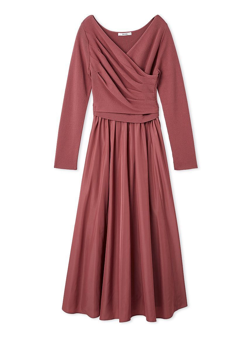 SNIDEL「ニットドッキングワンピース」|ワンピース|