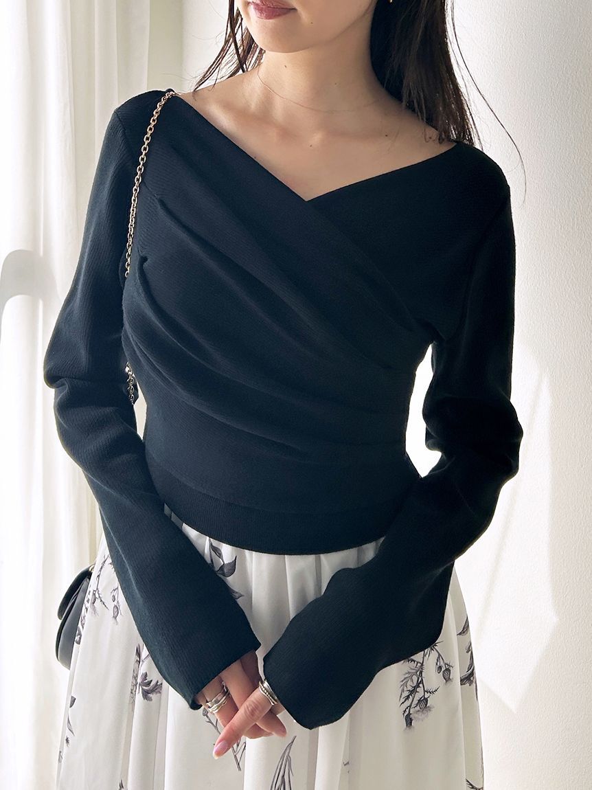 SNIDEL「ニットドッキングワンピース」|ワンピース|