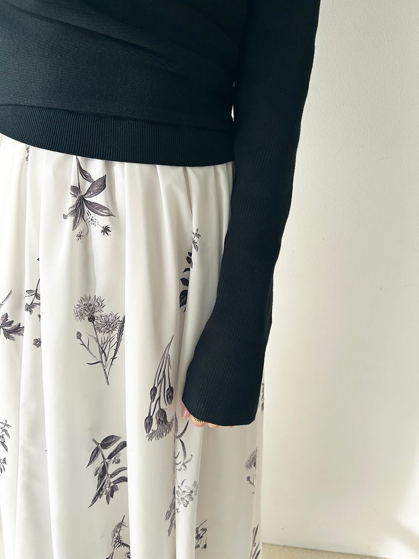 SNIDEL「ニットドッキングワンピース」|ワンピース|