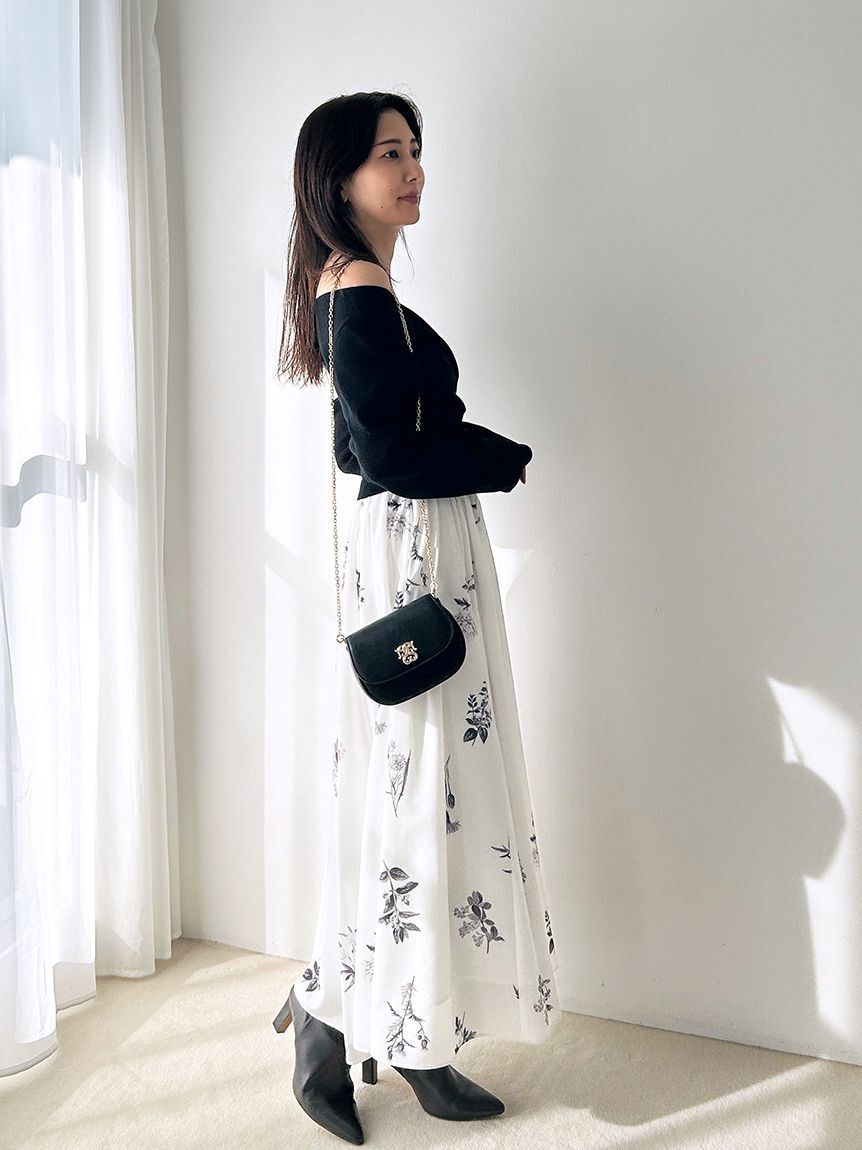 SNIDEL「ニットドッキングワンピース」|ワンピース|