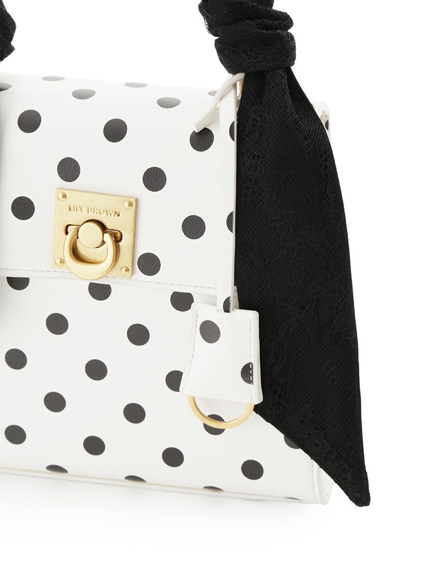 LILY BROWN「レーススカーフ付きハンドバッグ」|ハンドバッグ|