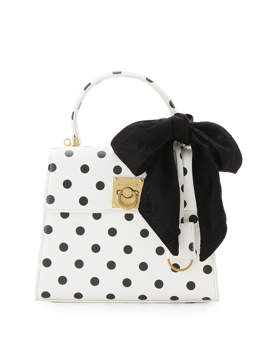 LILY BROWN「レーススカーフ付きハンドバッグ」|ハンドバッグ|