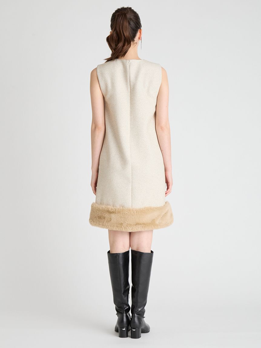 CELFORD「裾ファーミニワンピース」|ワンピース|