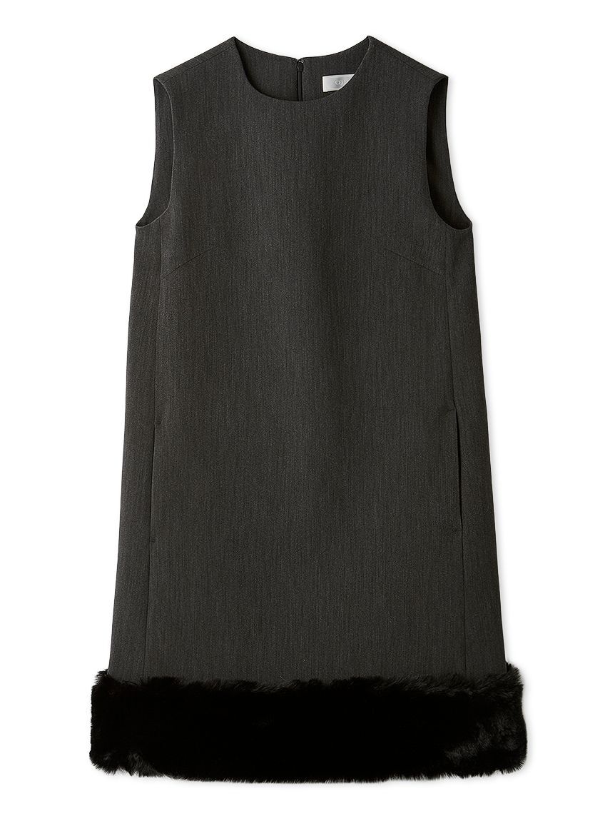 CELFORD「裾ファーミニワンピース」|ワンピース|